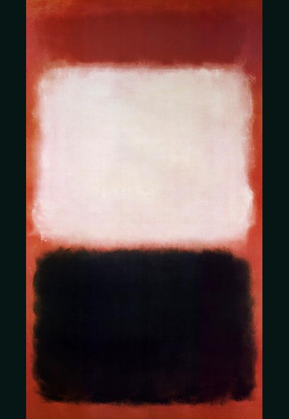 The Black and The White painting - Mark Rothko The Black and The White art painting